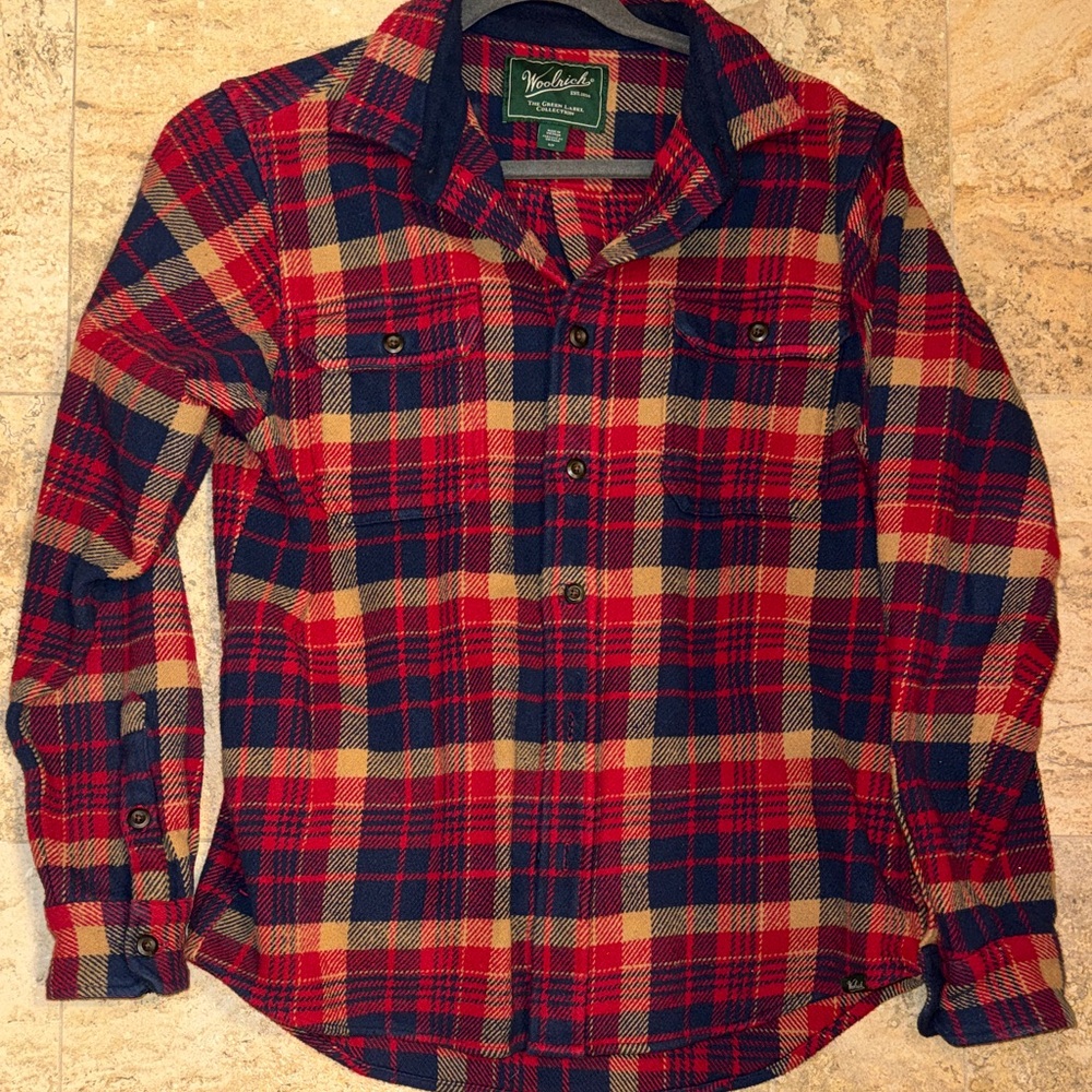 Flannel Red and Navy Shirt
